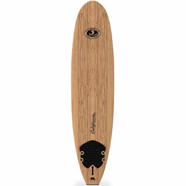 CBC 9FT Classic Bear Wooden Surfboard 1