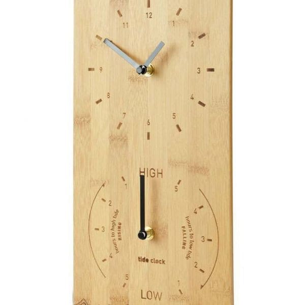 Northcore Time and Tide Bamboo Wall Clock 