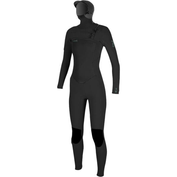 O'Neill EPIC Wetsuit - Womens Epic 654mm Hooded Chest Zip Wetsuit Black 5378
